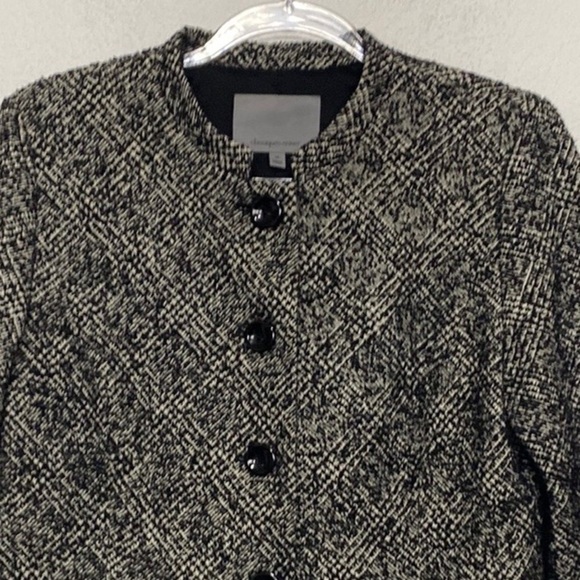 Classiques Entier Wool Blend Cambon Tweed Womens Ponte Hem Jacket Blazer Size M - Picture 4 of 13